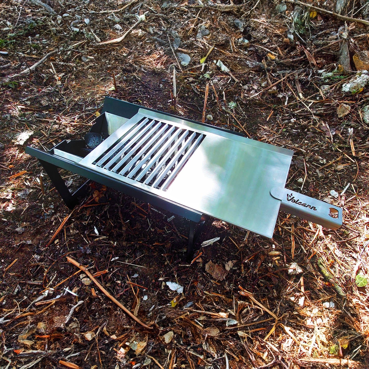 Volcann™ SMASHA Portable BBQ & Smashburger Grill + Stainless Steel Tools - Image 7