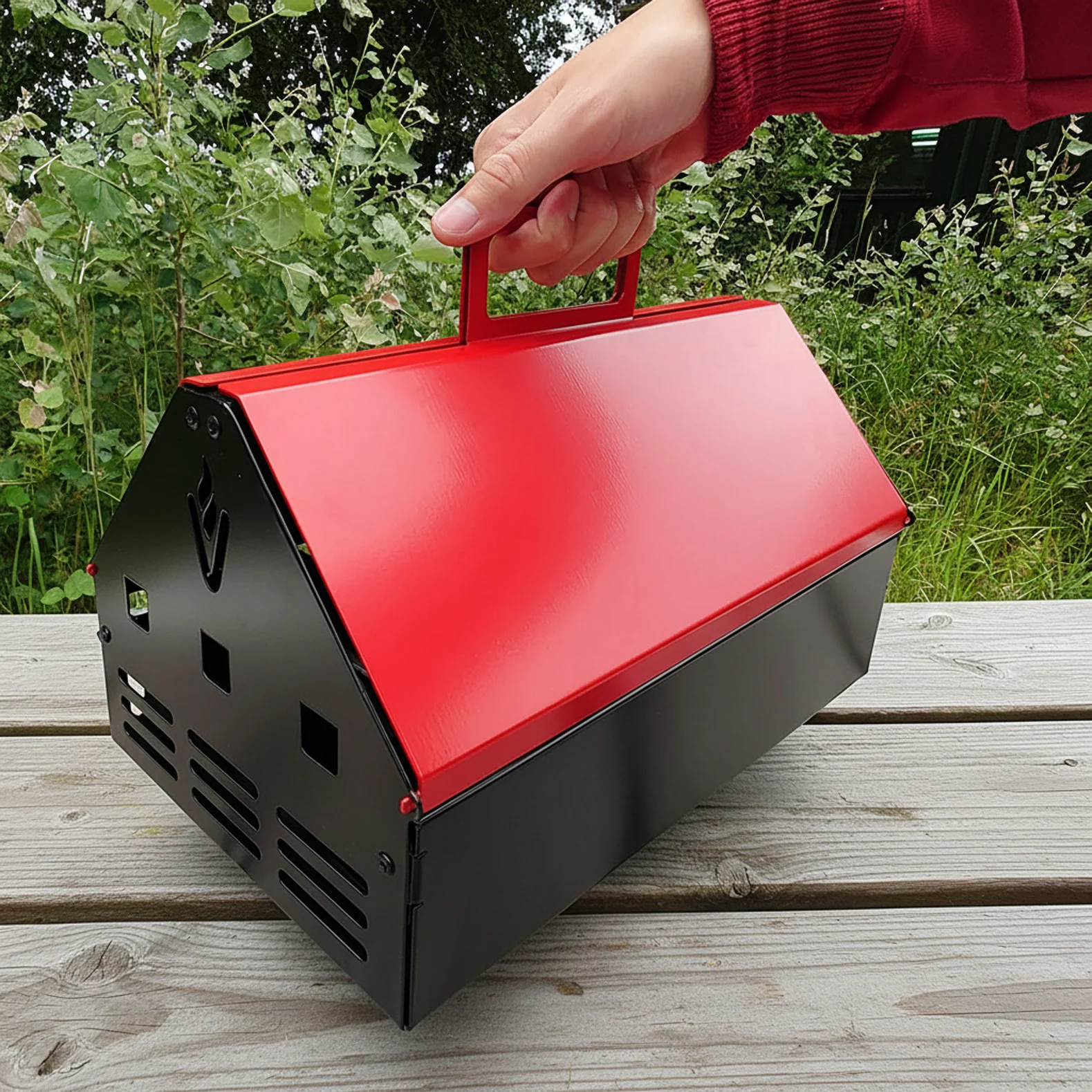 Volcann™ Toolbox Portable BBQ Grill - Image 4